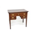 George III oak side table