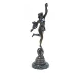 19th-century French bronze figure