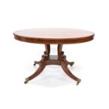 Regency mahogany breakfast table