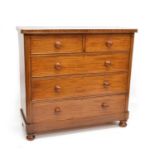 Victorian mahogany chest of drawers