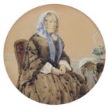 English School (19th century) Portrait of Mrs. Apthorp