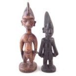 Two African Ibeji Male figures
