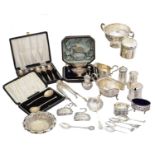 A selection of silver,