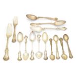 A selection of flatware,