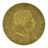 King George III, Half-Sovereign, 1817.