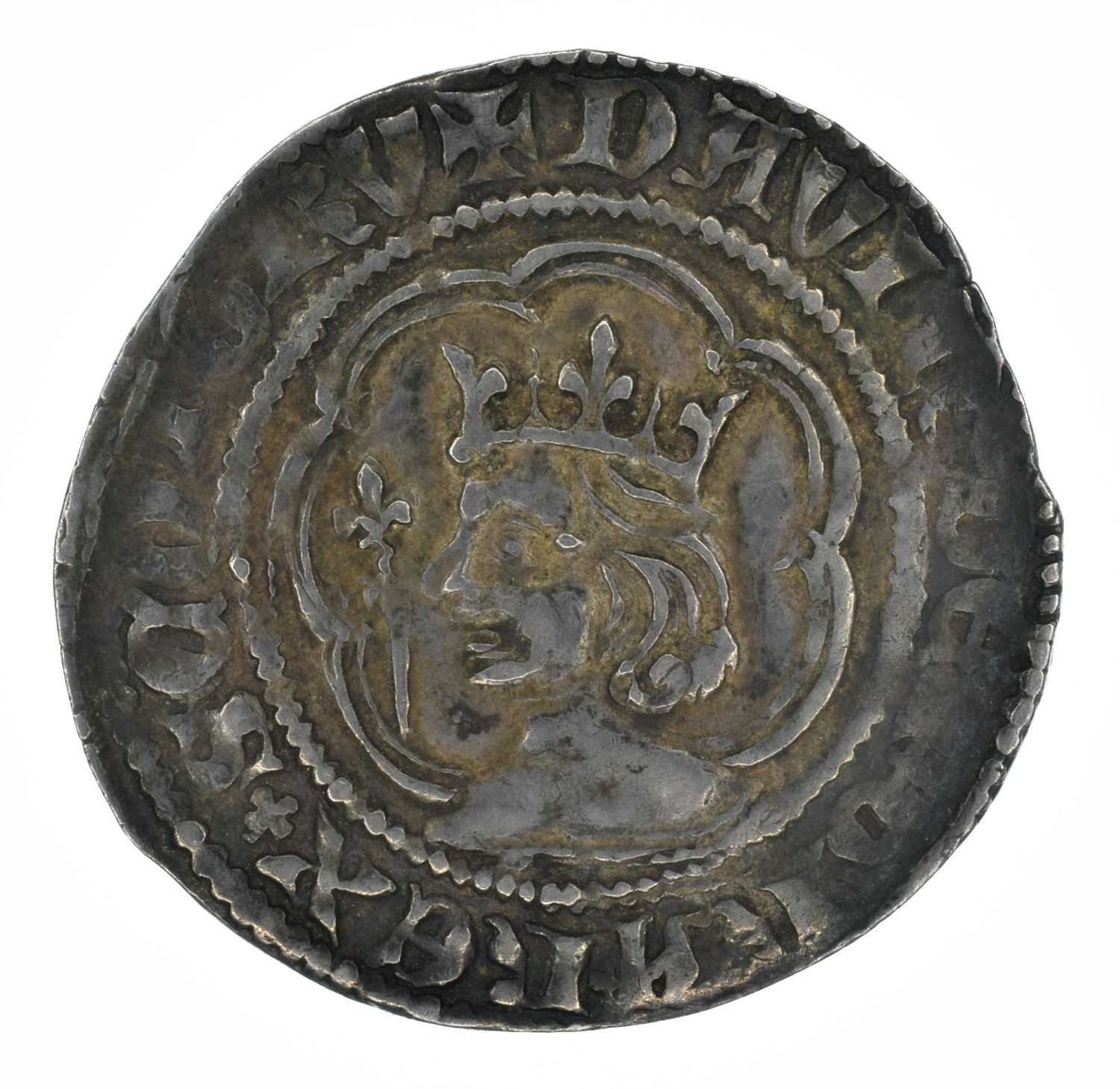Scotland, David II, Second coinage (1357-1367), Halfgroat, Edinburgh.
