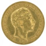 German States, Prussia, Wilhelm II (1888-1918), 20 (Twenty) Mark, 1894, mm. A, gold, weight 8g, EF.