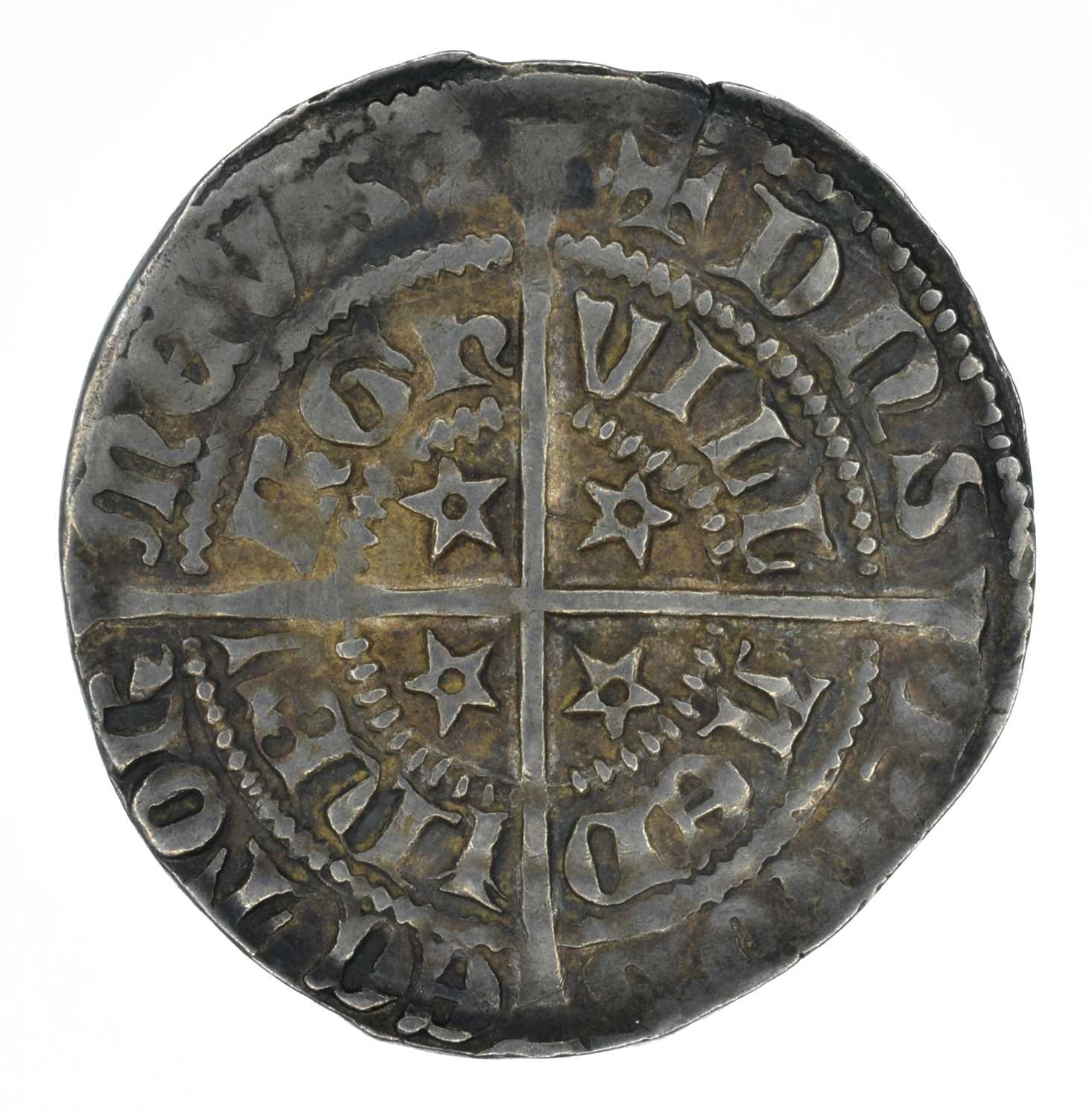 Scotland, David II, Second coinage (1357-1367), Halfgroat, Edinburgh. - Image 2 of 2