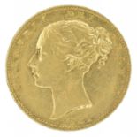 Queen Victoria, Sovereign, 1861.