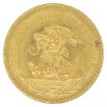 Mexico, Gold 20 Pesos, 1959.