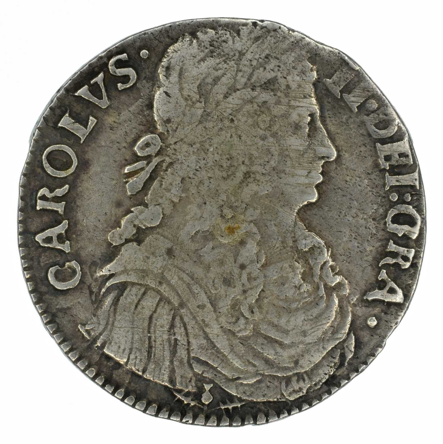 Scotland, King Charles II, Merk, 1671.