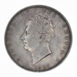 King George IV, Halfcrown, 1826.