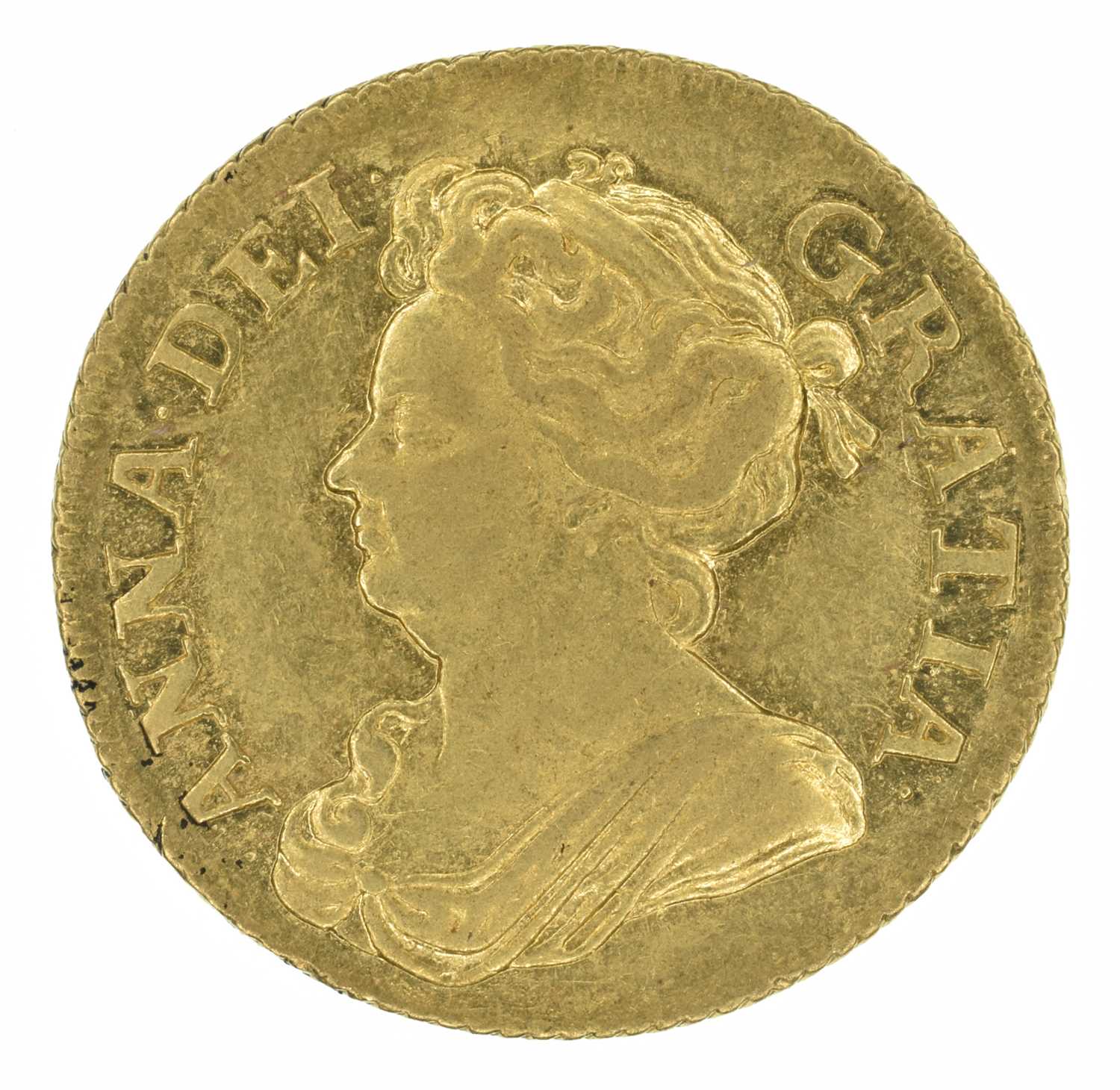 Queen Anne, Guinea, 1708.