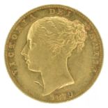 Queen Victoria, Sovereign, 1879, Sydney Mint.