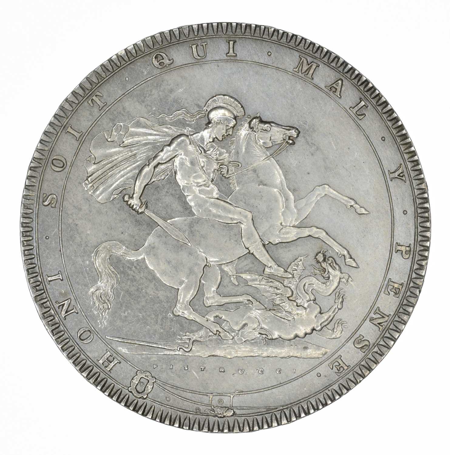 King George III, Crown, 1819 LIX. - Image 2 of 2