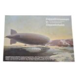 Two Zeppelin Themed Posters Zeppelinmuseum & Hindenburg