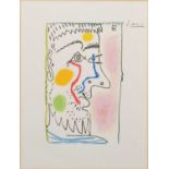 Pablo Picasso (Spanish 1881-1973) Male portrait from "Le Gout de Bonheur"