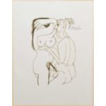Pablo Picasso (Spanish 1881-1973) Erotic study from "Le Gout de Bonheur"