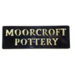 Moorcroft shop display sign