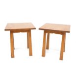 A pair of Frank Hudson & Son Ltd Occasional Tables