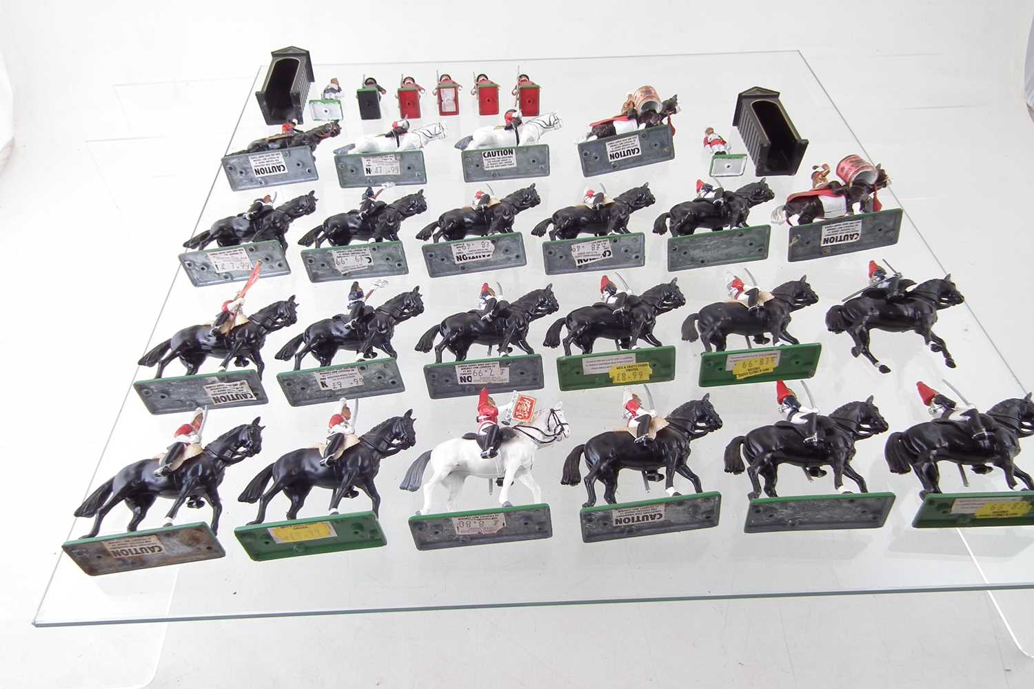 Seventeen Britains mounted Life Guard toy soldiers, - Image 2 of 6