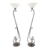 A pair of Art Nouveau Style Floor Lights