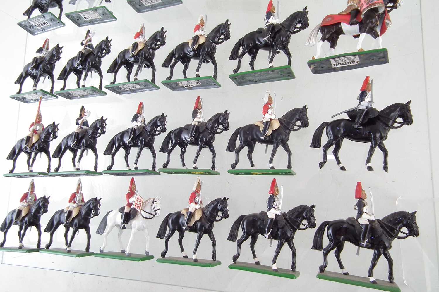 Seventeen Britains mounted Life Guard toy soldiers, - Image 4 of 6