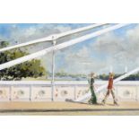 Nicholas Ferenczy (20th/21st century) "Leaving by the Albert Bridge"