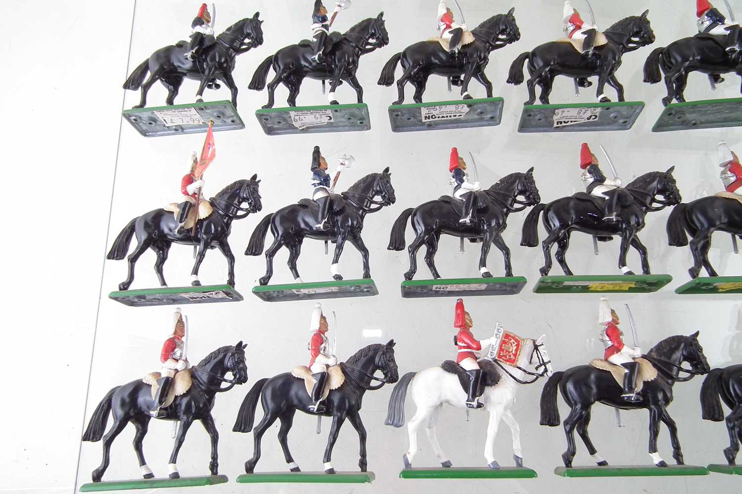Seventeen Britains mounted Life Guard toy soldiers, - Image 3 of 6