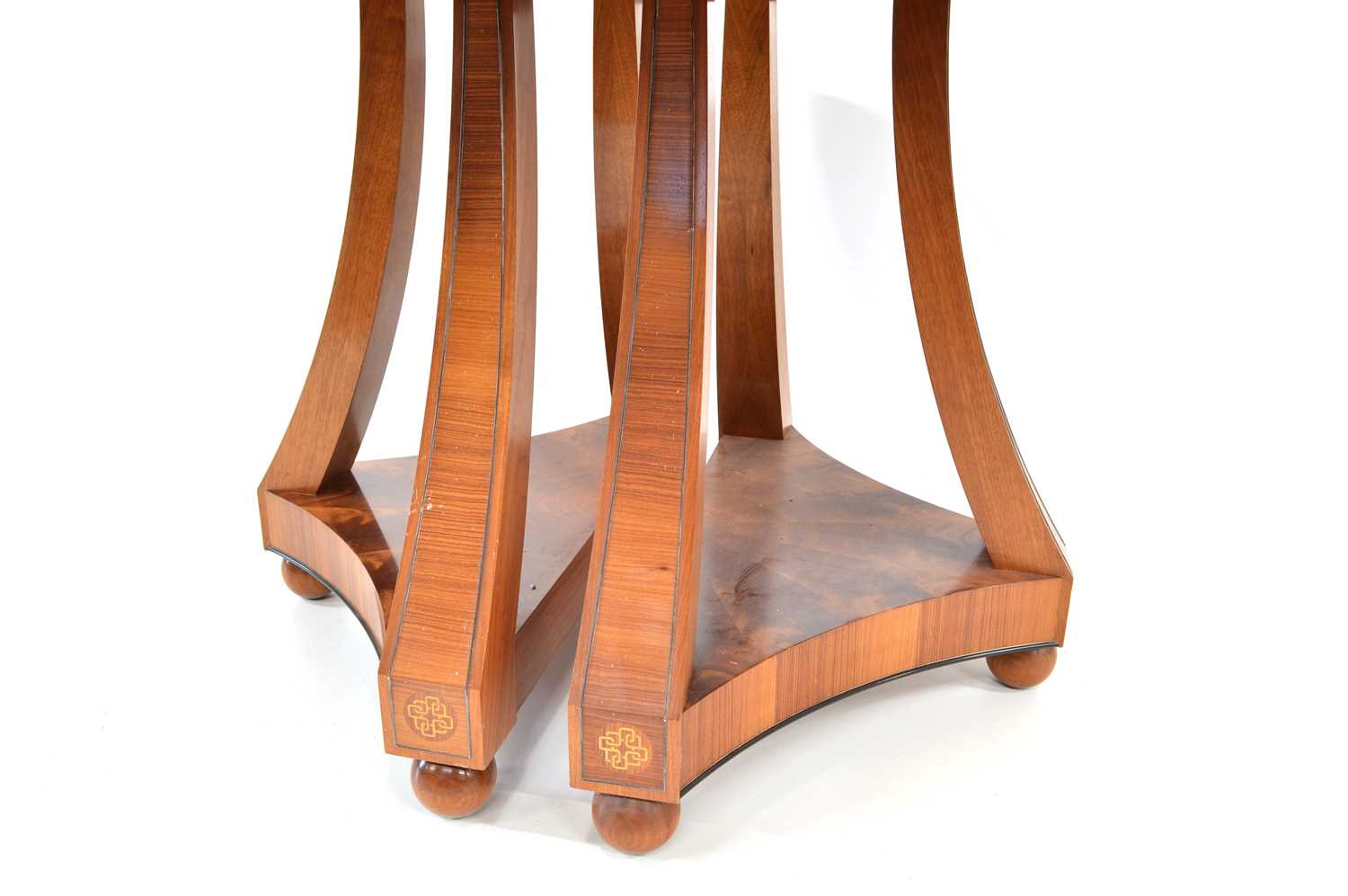 Pair of Mahogany side tables by Silver Linings workshop - Image 8 of 9
