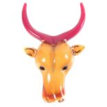 Murano bull's head