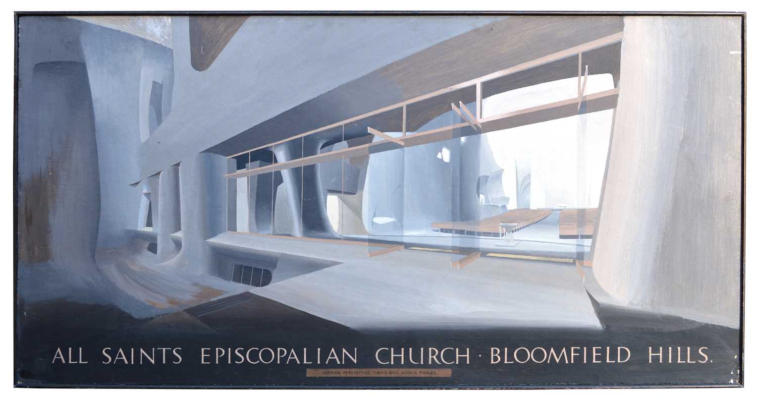 John G. Pickles All Saints Episcopalian Church. Bloomfield Hills, 1960