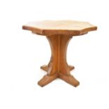 A Robert Thompson of Kilburn "Mouseman" oak occasional table