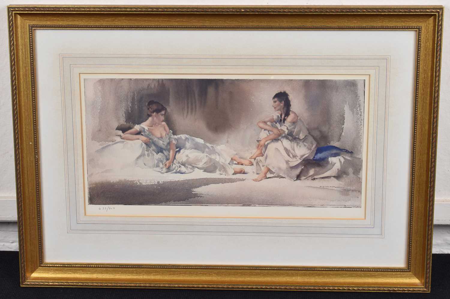 Sir William Russell Flint R.A., P.P.R.W.S. (Scottish 1880-1969) "A Florentine Masquerade" and six ot - Image 6 of 8