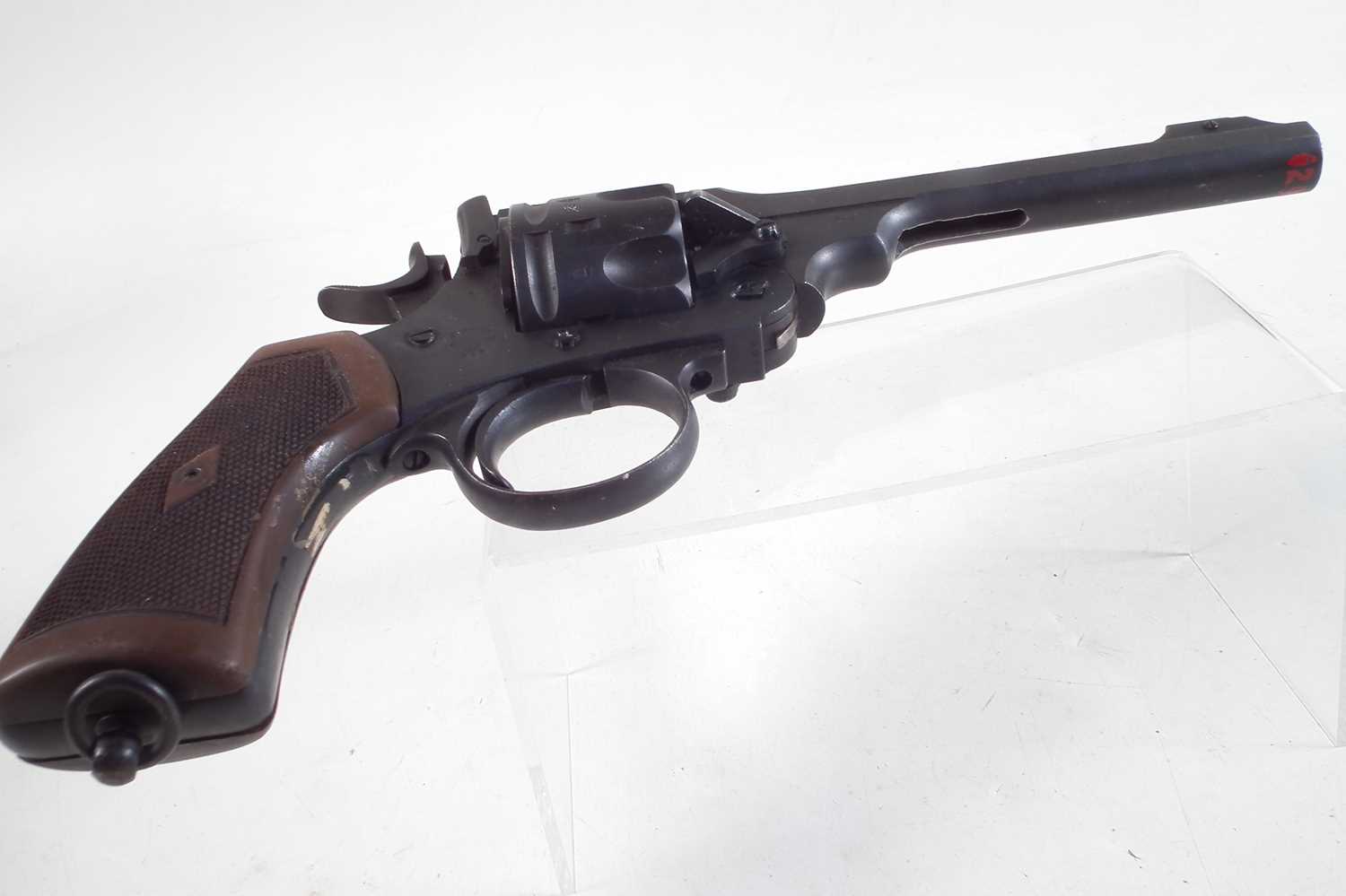 Deactivated Enfield MkVI .455 service revolver, - Image 4 of 8