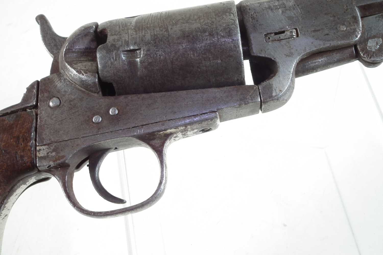 Percussion Colt type revolver probably by Clement arms - Image 2 of 12