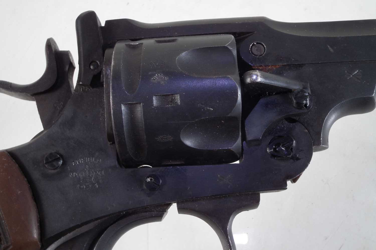 Deactivated Enfield MkVI .455 service revolver, - Image 3 of 8