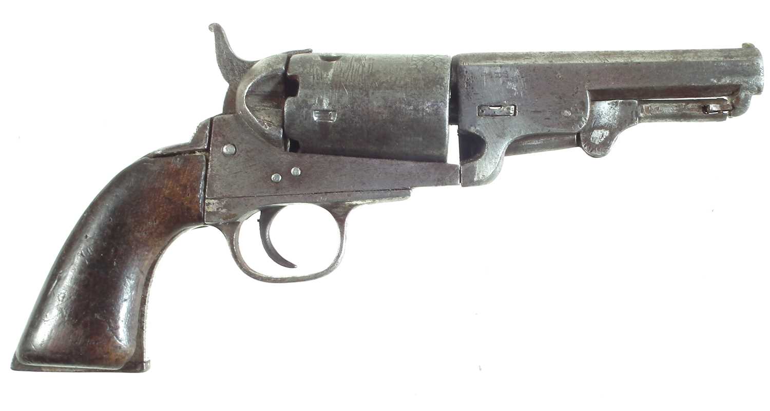 Percussion Colt type revolver probably by Clement arms