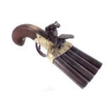 Flintlock Duck's Foot pistol