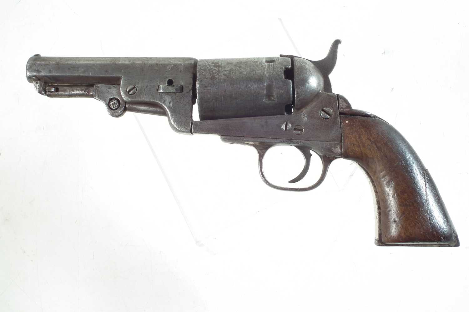 Percussion Colt type revolver probably by Clement arms - Image 6 of 12