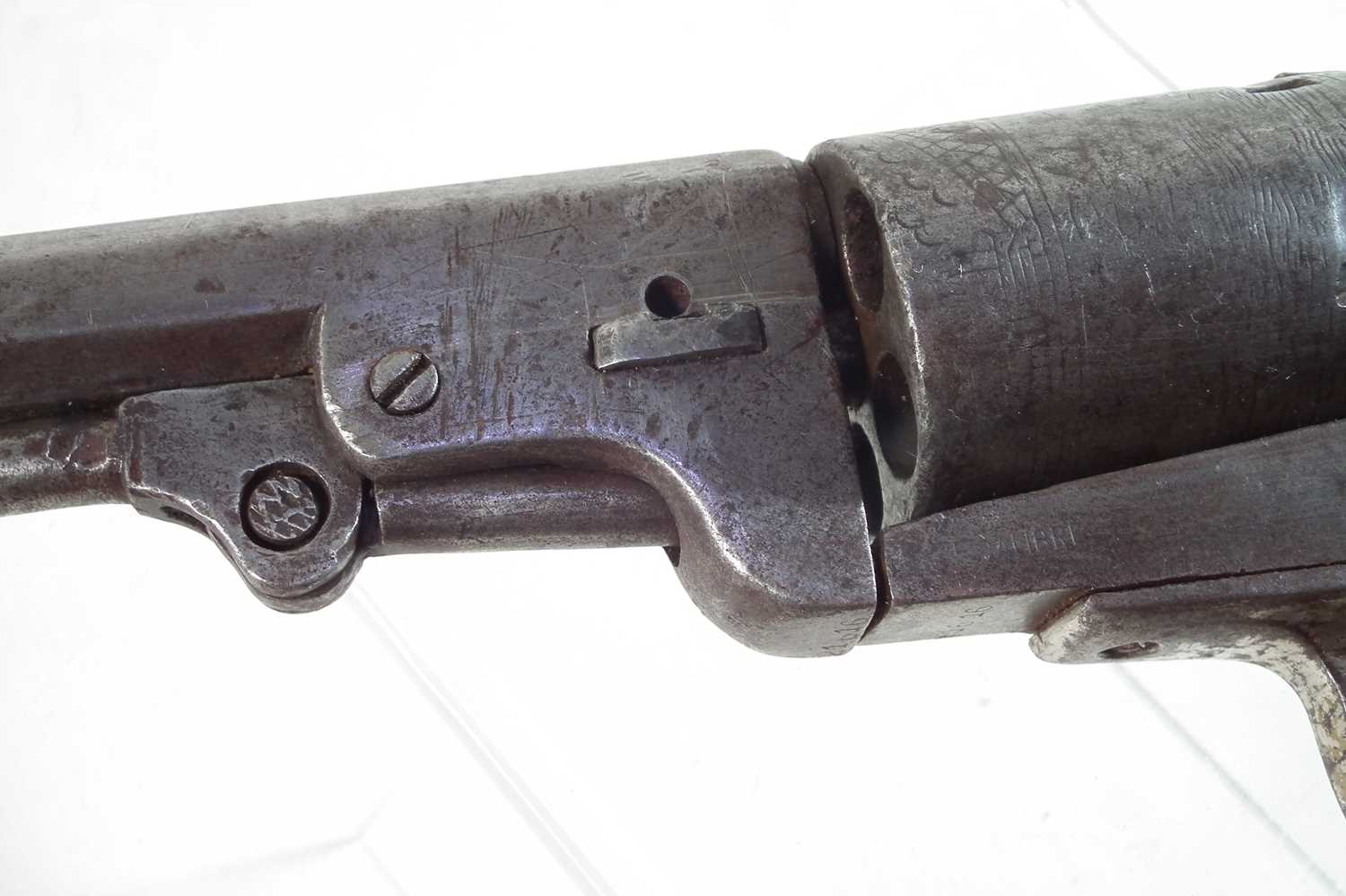 Percussion Colt type revolver probably by Clement arms - Image 7 of 12