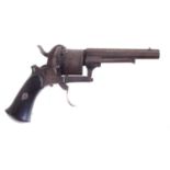 Belgian Pinfire Revolver,