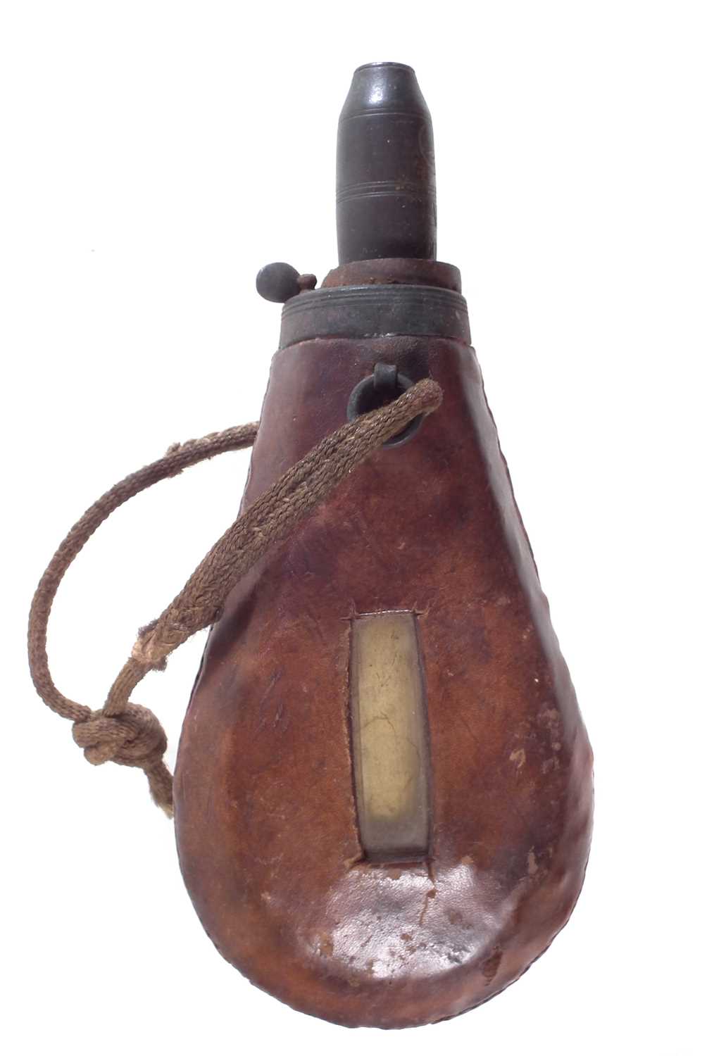 Rare priming flask made for the Rifle Corps of the Percy Tenantry