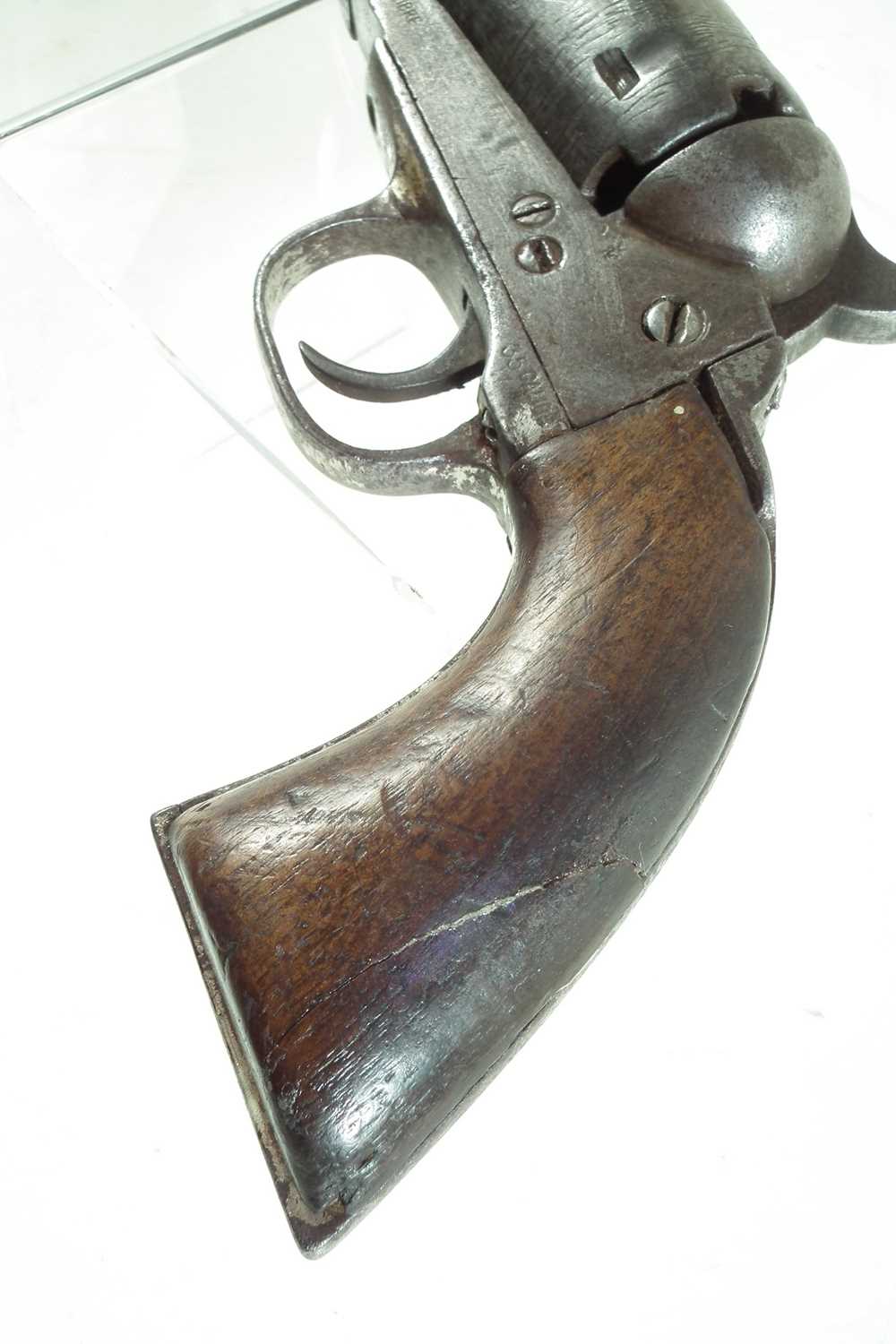 Percussion Colt type revolver probably by Clement arms - Image 9 of 12