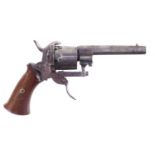 Belgian 8mm pinfire revolver
