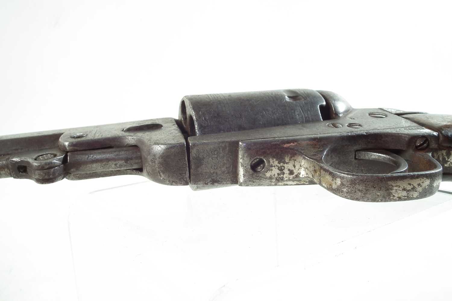 Percussion Colt type revolver probably by Clement arms - Image 8 of 12