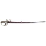 Rifle officers sword and scabbard