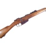 Deactivated Cacarno bolt action rifle