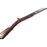 Percussion Great Plains rifle by J. Gurd and Son.