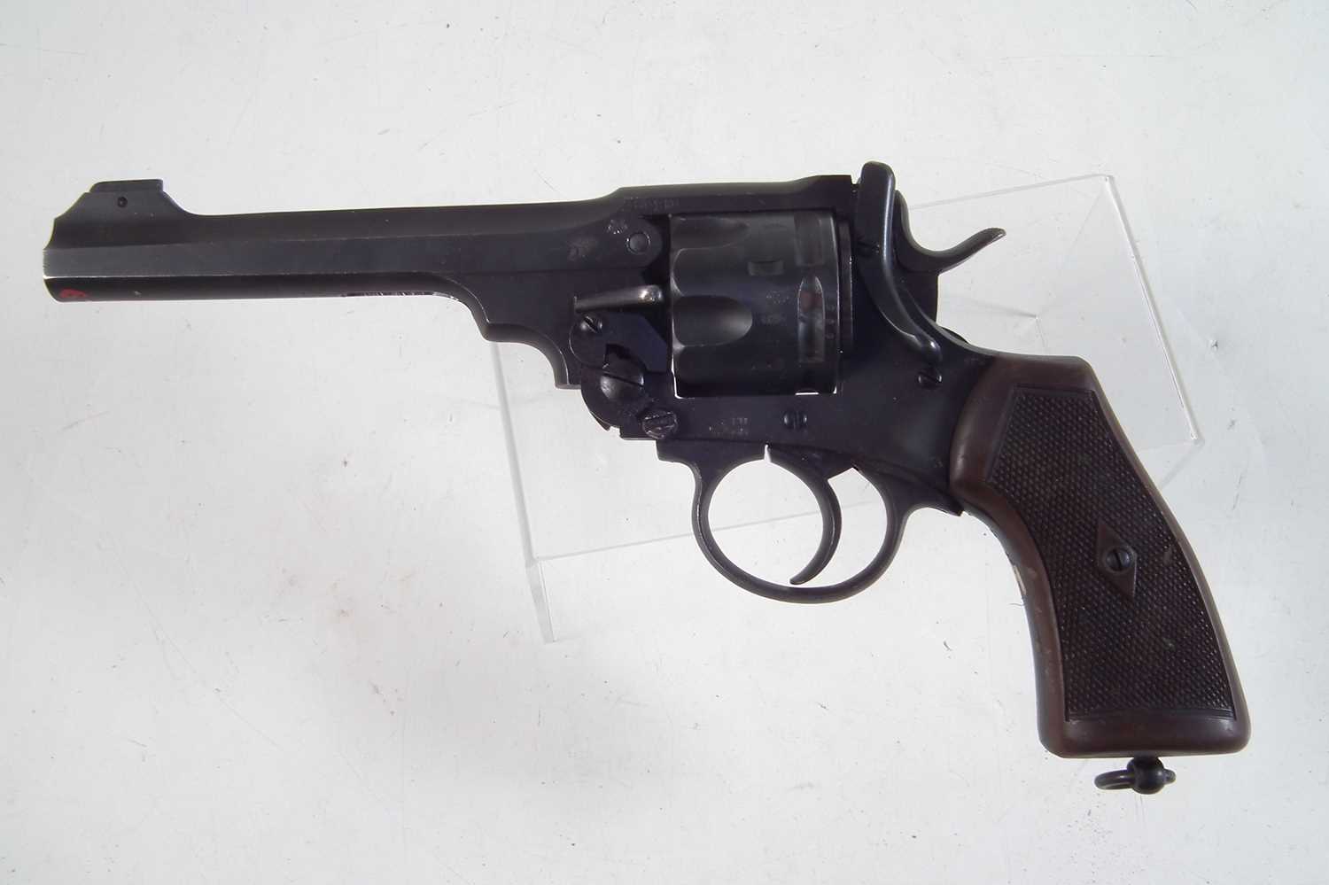 Deactivated Enfield MkVI .455 service revolver, - Image 5 of 8